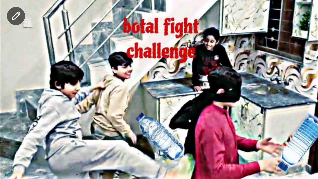 Bottle fight challenge Ahmad Murtaza vlogs