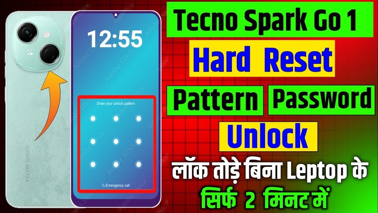 Tecno Spark Go 1 Hard Reset | Tecno KL4 Screen Lock Remove | #hardreset