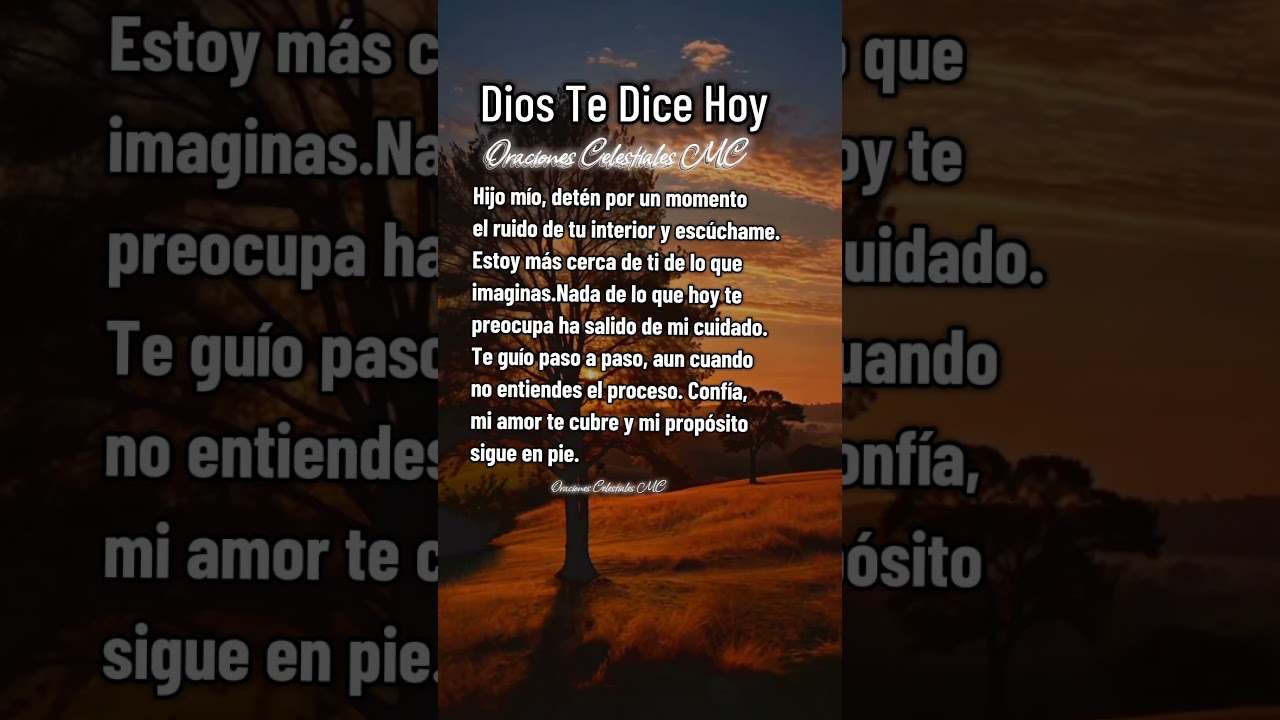Dios Te Dice 