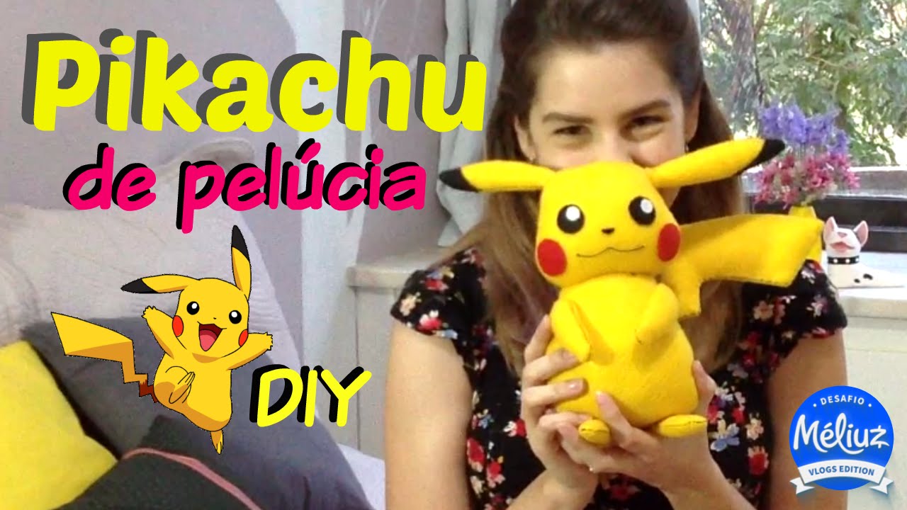 [DIY] Pikachu de pelúcia