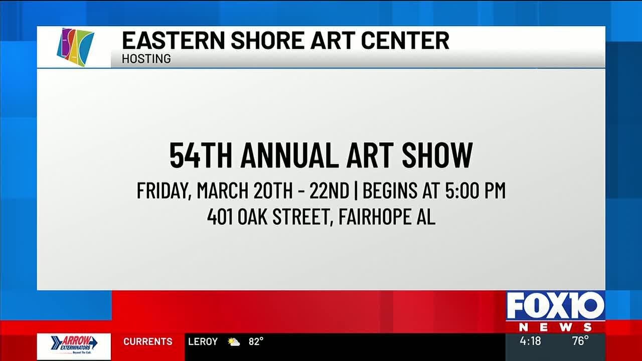 Выставка под открытым небом в Центре искусств Восточного побережья пройдет с 20 по 22 марта.