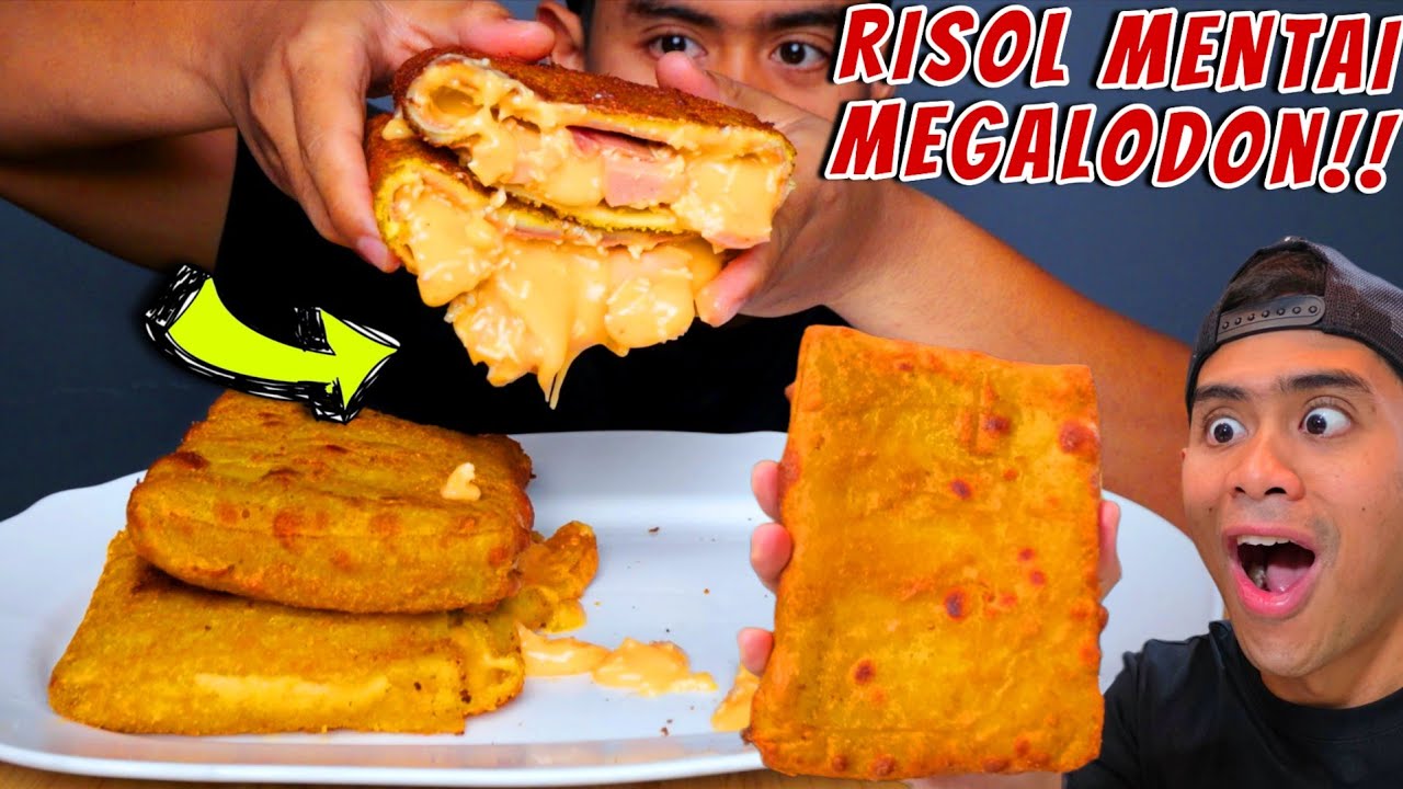 MUKBANG TAKJIL RISOL MENTAI MEGALODON!!