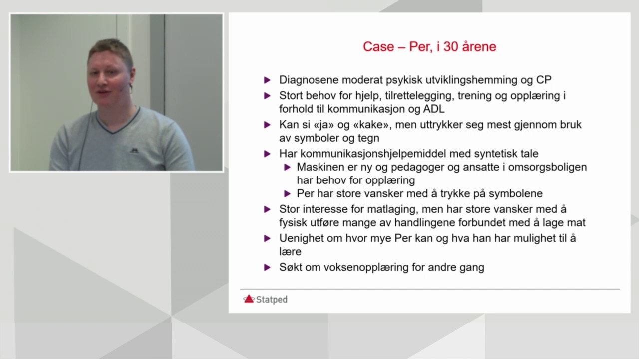 Voksne med sammensatte l&aelig;revansker, - &Oslash;yvind Jensen, Statped