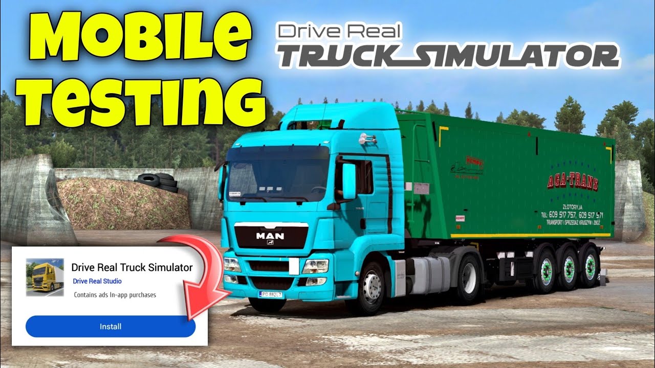 Drive Real Truck Simulator - Physics test | Drive Real Truck Simulator download android