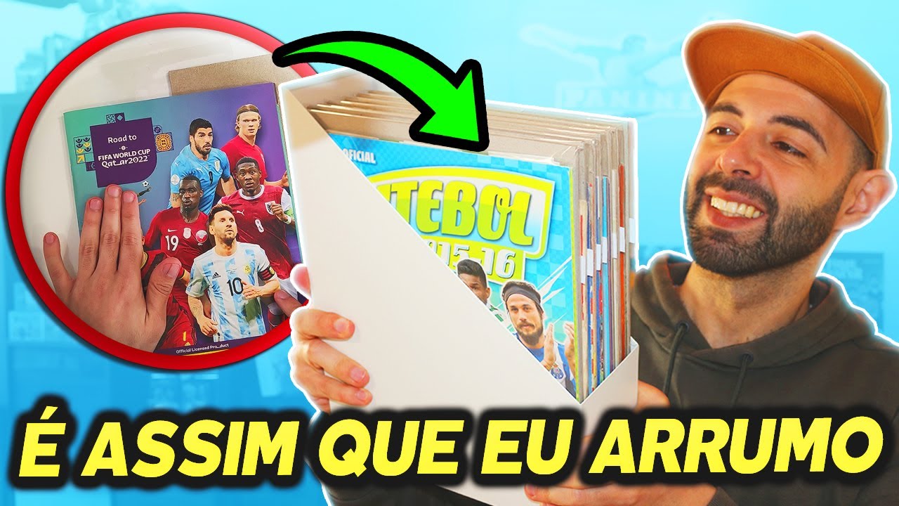 COMO ARRUMAR e PROTEGER as CADERNETAS PANINI!