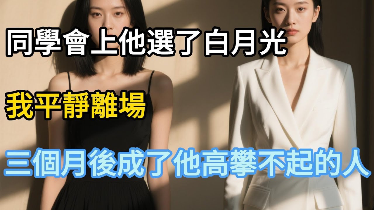 【完結】同學會上他選了白月光，我平靜離場，三個月後成了他高攀不起的人！#為人處世 #生活經驗 #情感故事 #故事 #小說 #戀愛 #情感 #婚姻