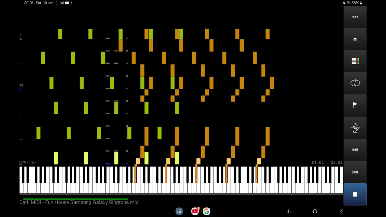 Dark MIDI - Fun house Samsung Ringtone