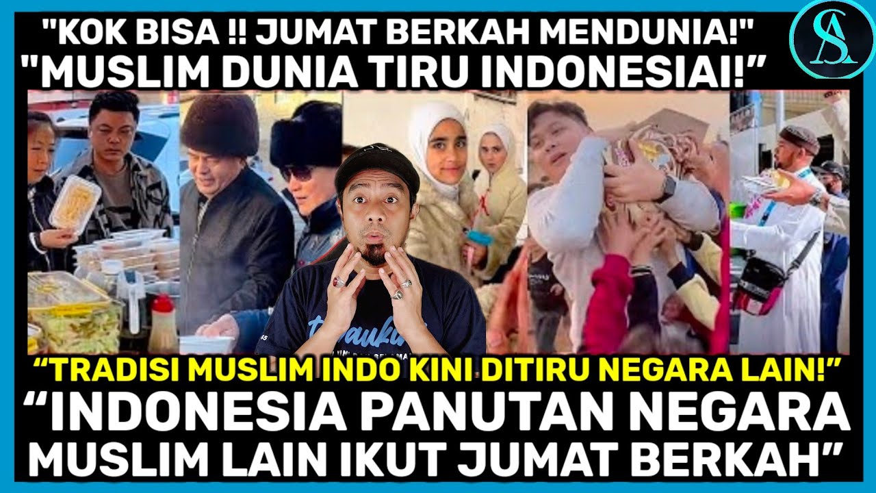 “GILA‼️ TREN JUMAT BERKAH DARI INDONESIA DITIRU NEGARA MUSLIM! Dunia Terharu!”