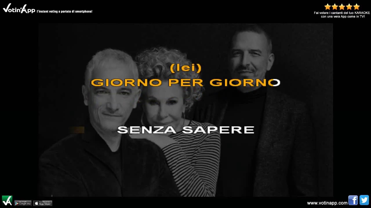 Ornella Vanoni, Bungaro, Pacifico - Imparare ad amarsi (Karaoke HQ con cori)