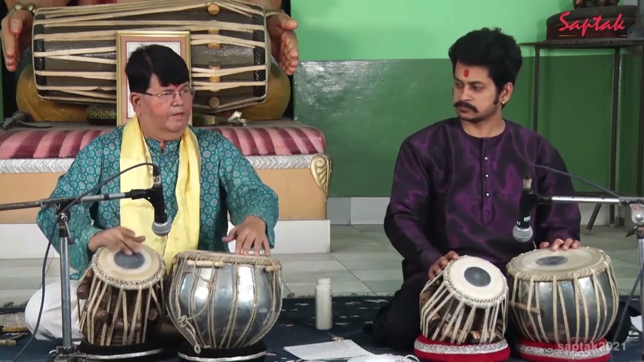 Pt. Puran Maharaj & Shri Subh Maharaj (Tabla Duet) I 41st Saptak Annual Music Festival 2021 Online