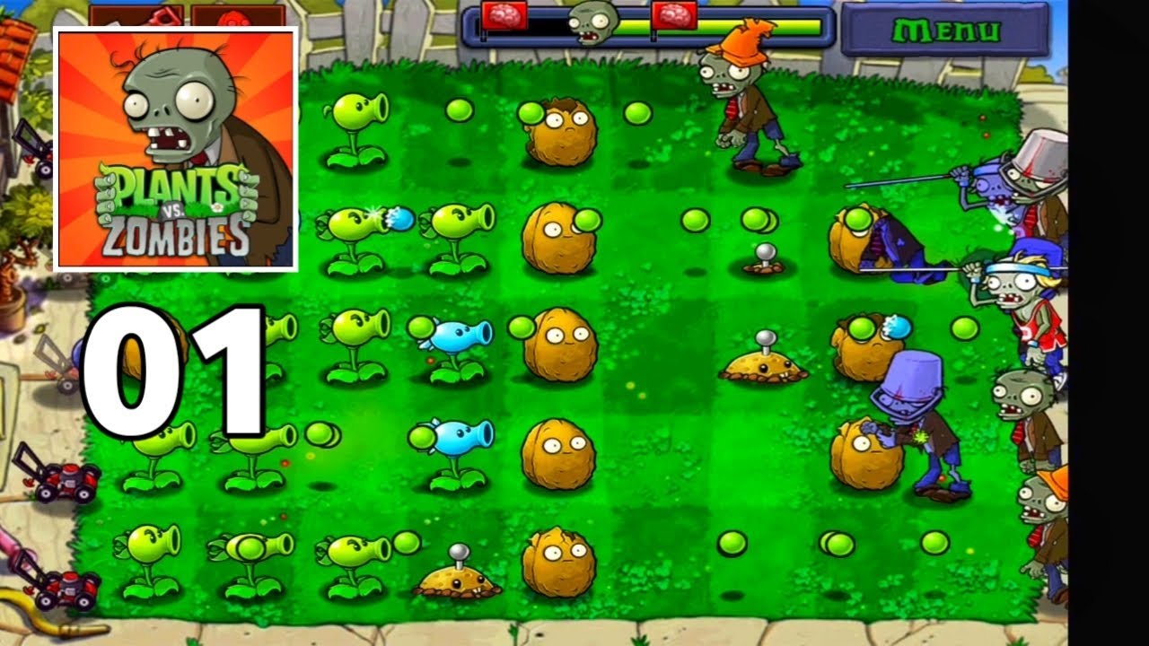 JOGANDO PLANTAS vs ZUMBIS! - 01