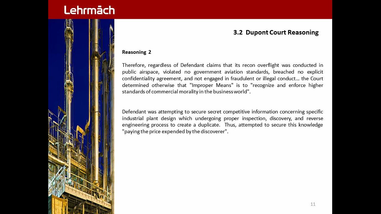 Dupont TSIM 11.0 - Court Reasoning 2