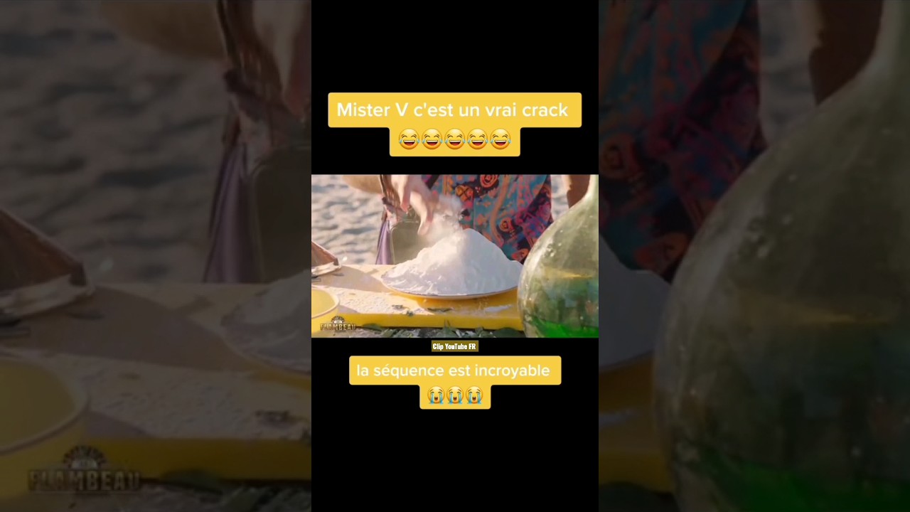 MisterV c'est un vrai crack 🤣 #misterv #leflambeau #shorts #clips