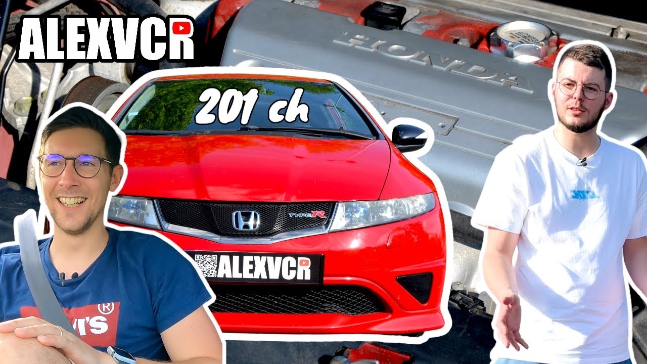 [VLOG] Une Honda Civic Type R (FN2) qui tourne à + de 8000 trs/m (merci le VTEC) 🫢