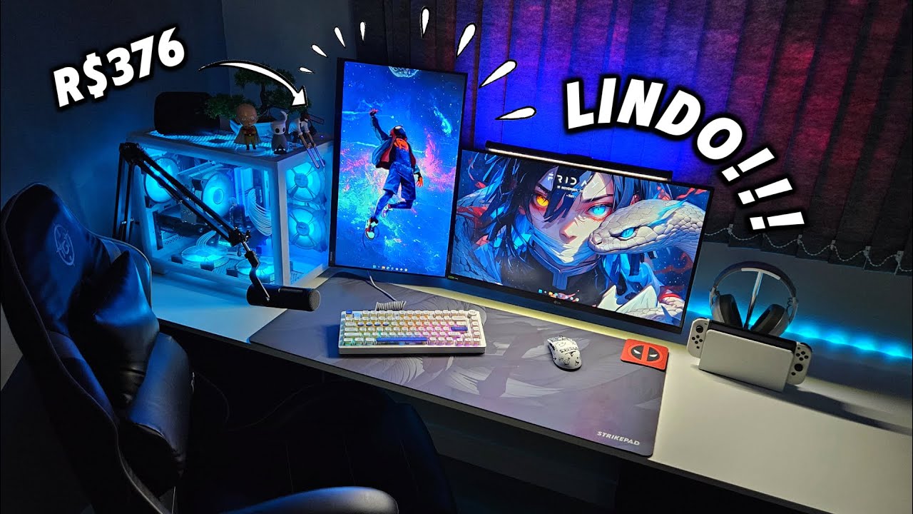 TUNANDO MEU SETUP GAMER CLT KKKK - FICOU LINDÃO!