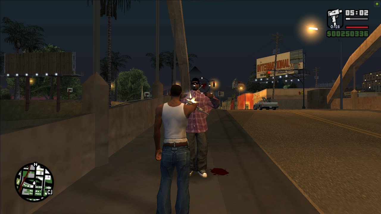 GTA San Andreas - CJ talks to BALLAS