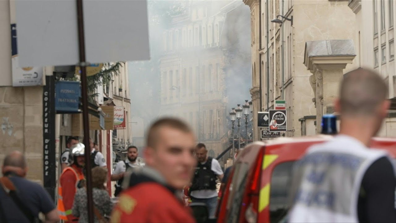 Paris: effondrement d'un immeuble après une explosion | AFP