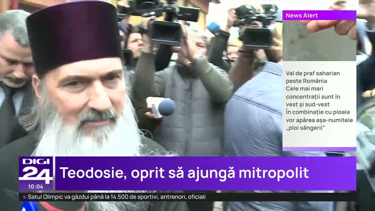 Prima reacția a ÎPS Teodosie după ce a fost sancționat de Sfântul Sinod pentru răzvrătire