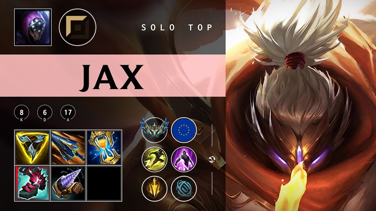 Jax Top vs Warwick - EUW Challenger Patch 25.22