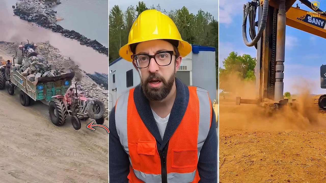Smart Construction Hacks & Worker Skills – EP02👷‍♂️🔧😲
