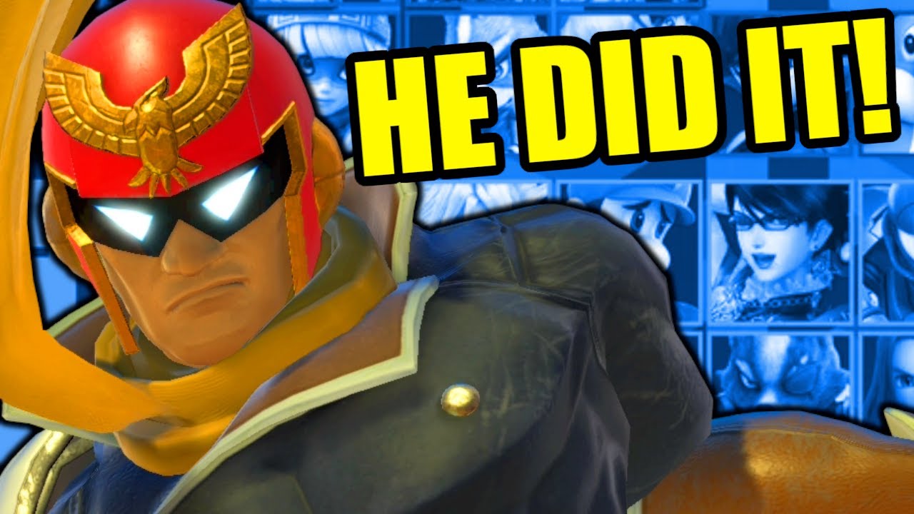 Капитан Фалькон наконец-то одержал крупную победу в Super Smash Bros Ultimate.