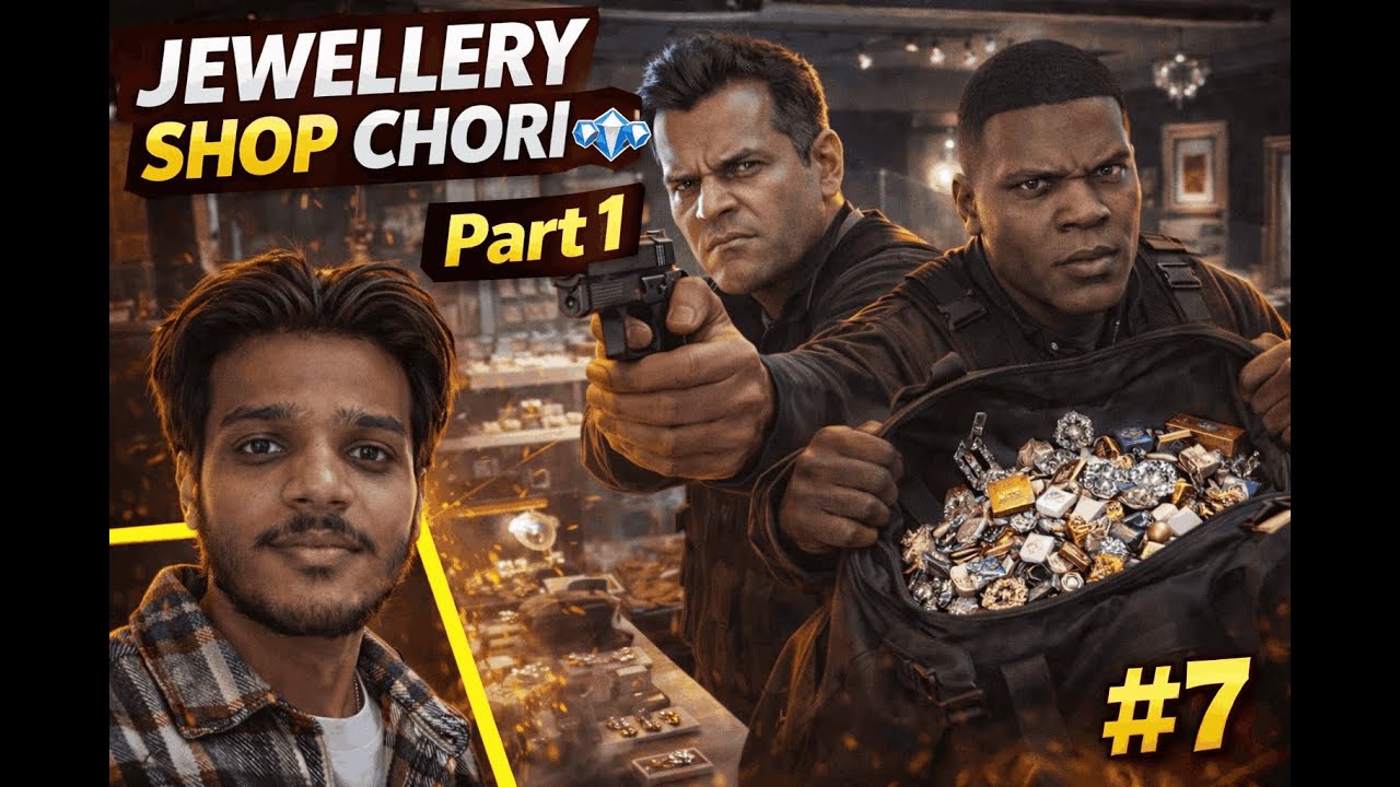 JEWELLERY SHOP CHORI 💎 | GTA 5 Heist Part 1 | Planning Full On 😱