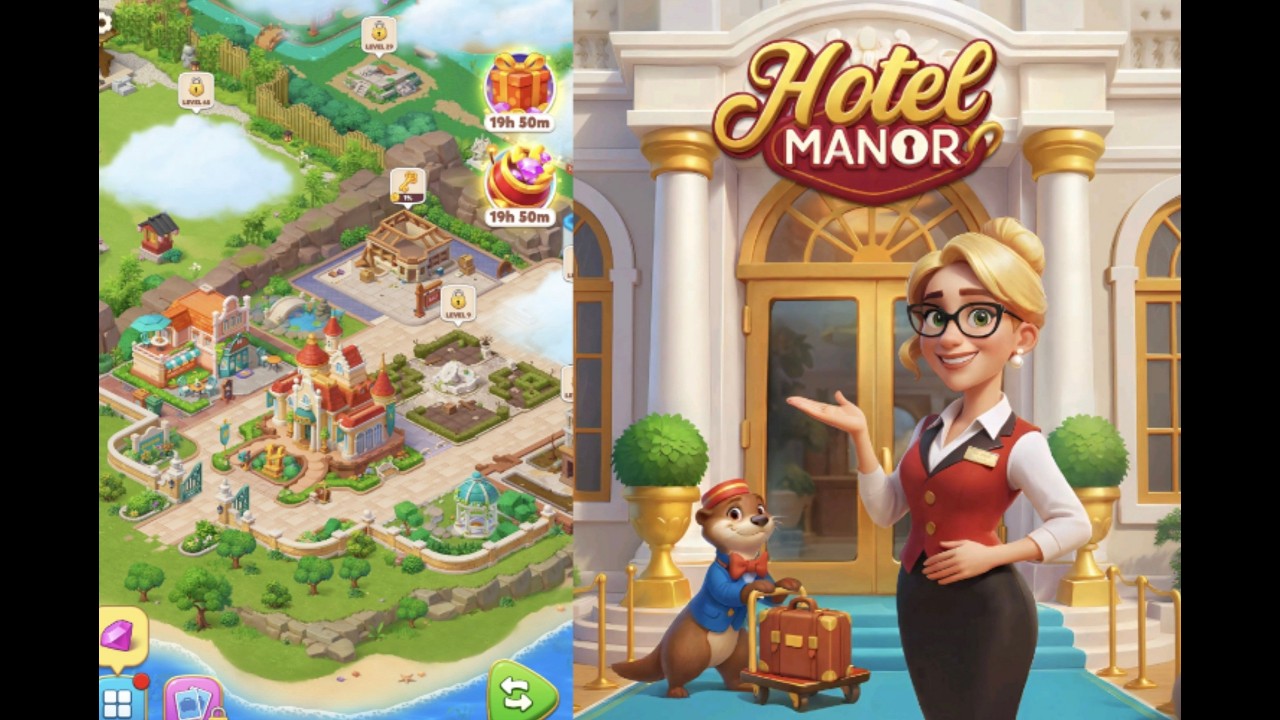 Hotel Manor: Merge Game  #merge 
