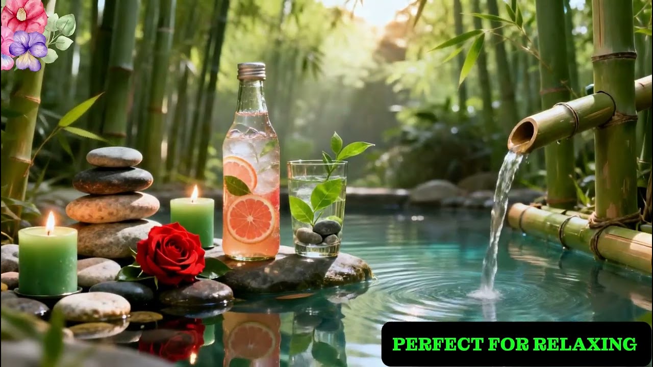 ASMR Relaxation with Soothing Water and Bird Sounds 🌿Relieves Stress, Anxiety, Depression, the Heart