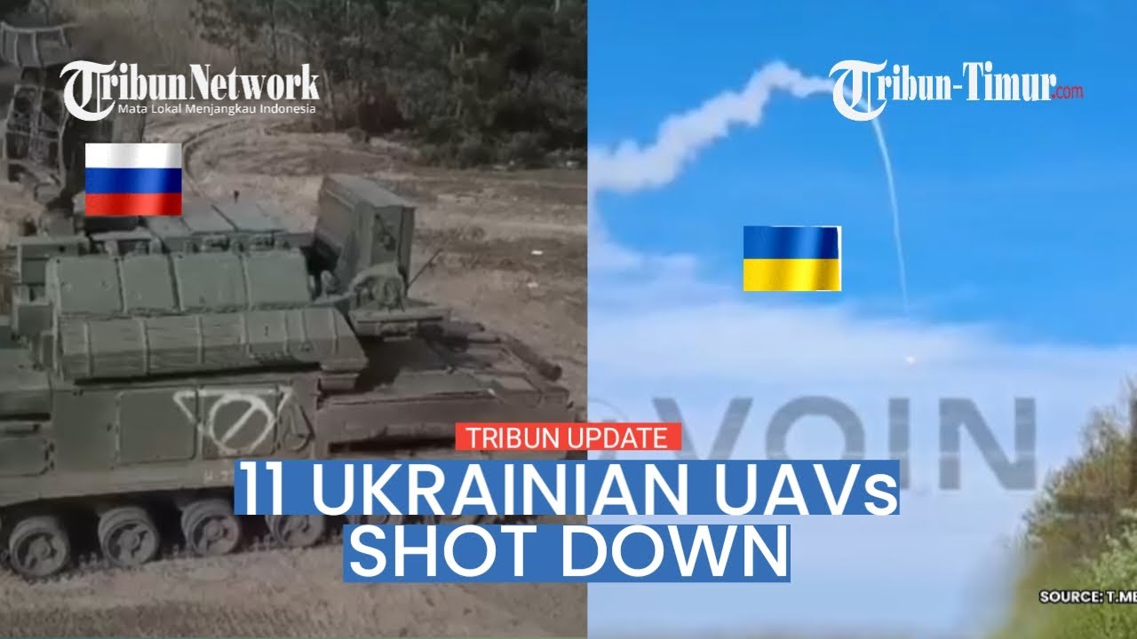 🔴 11 Ukrainian UAVs shot down by Russia air defence