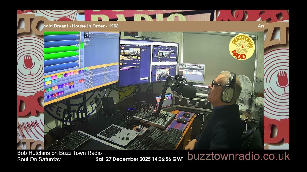 Soul On Saturday 27th December 2025 with Bob Hutchins