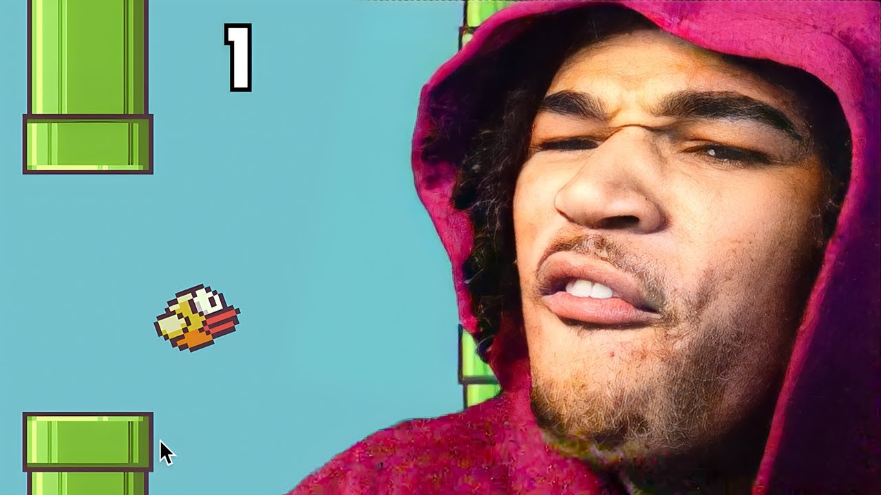 Plaqueboymax RAGES Playing Flappy Bird..