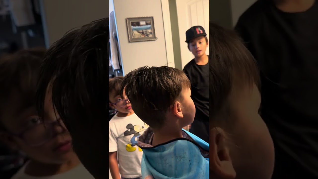 Emmett’s hair cut