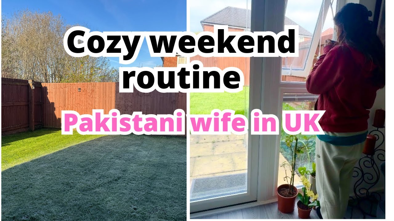 10 AM-7PM Winter Weekend Calming Routine in UK | Weekend Pakistani desi breakfast 