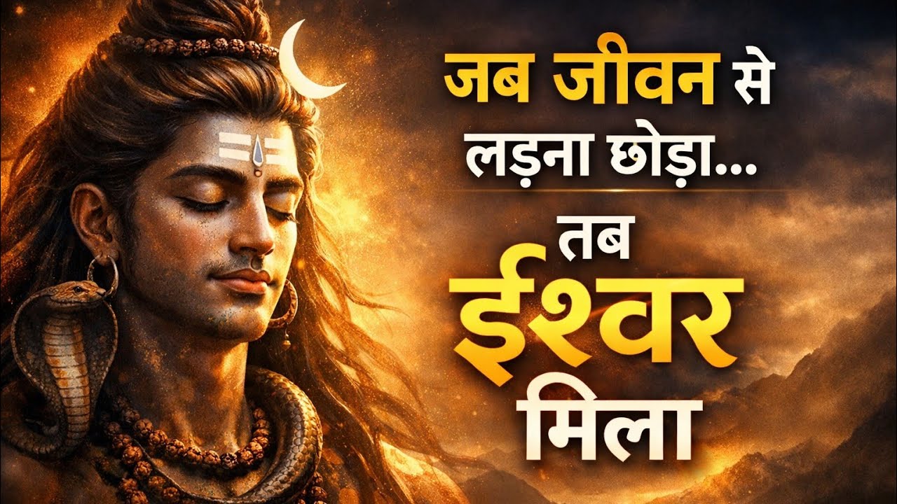 जीवन से युद्ध छोड़ो, ईश्वर अपने आप मिलेंगे | Shiv Bhakti 