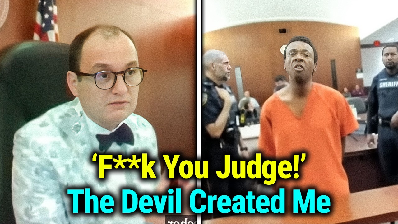 DEFENDANT Shouts 'F*ck You' in Court — Judge Struggles to Keep Control