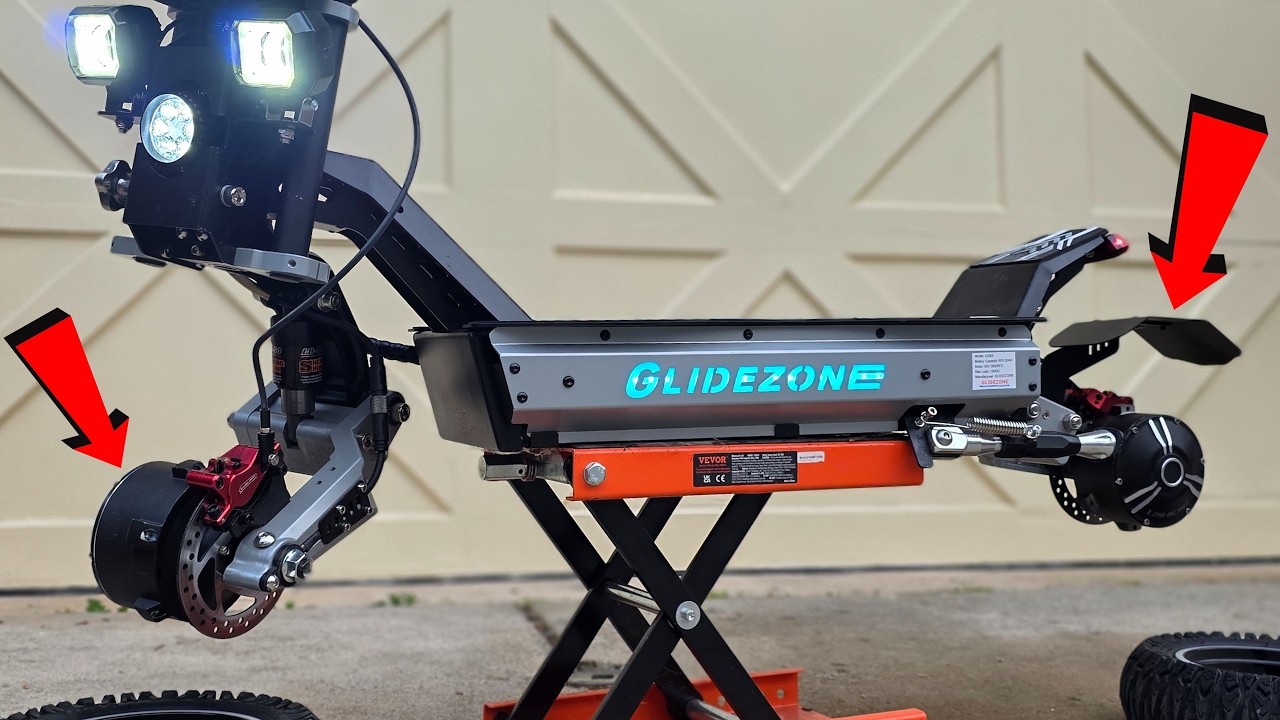 Этот электросамокат совсем другой: 5600W Glide Zone GD83