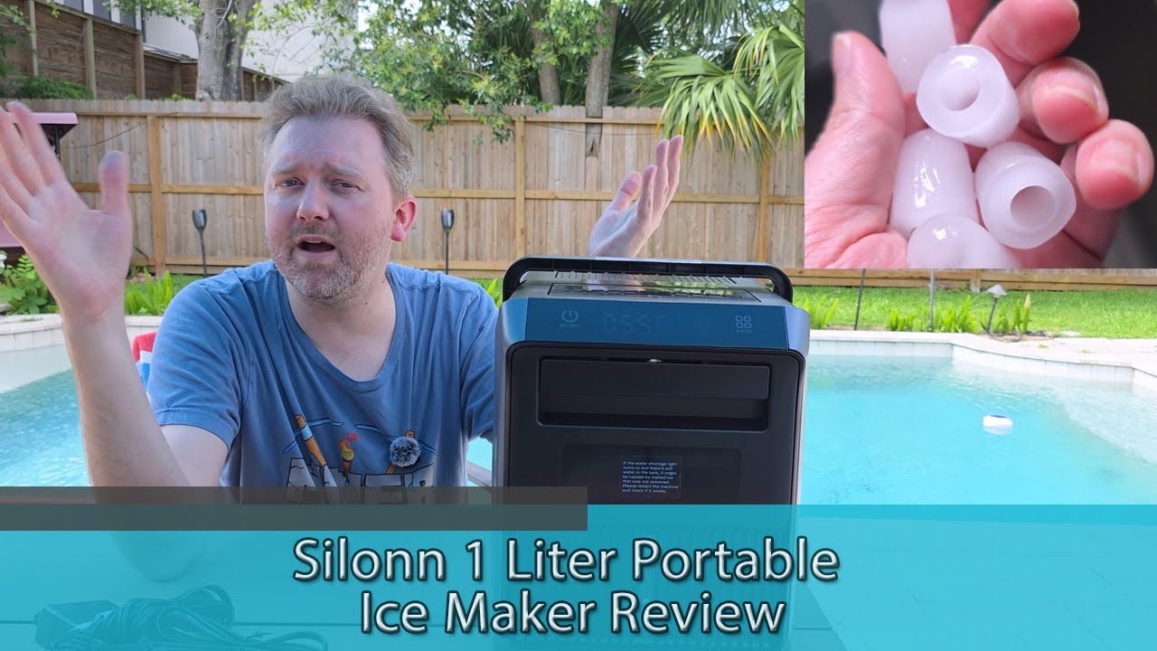 Never Run Out of Ice Again! 😲 Silonn Portable Ice Maker Review – Game Changer for Summer!