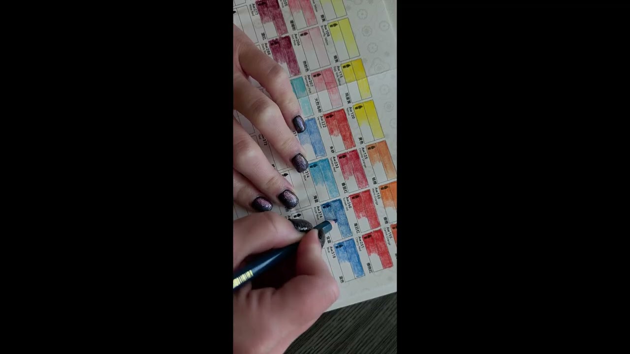 ASMR Pencil Swatching 2