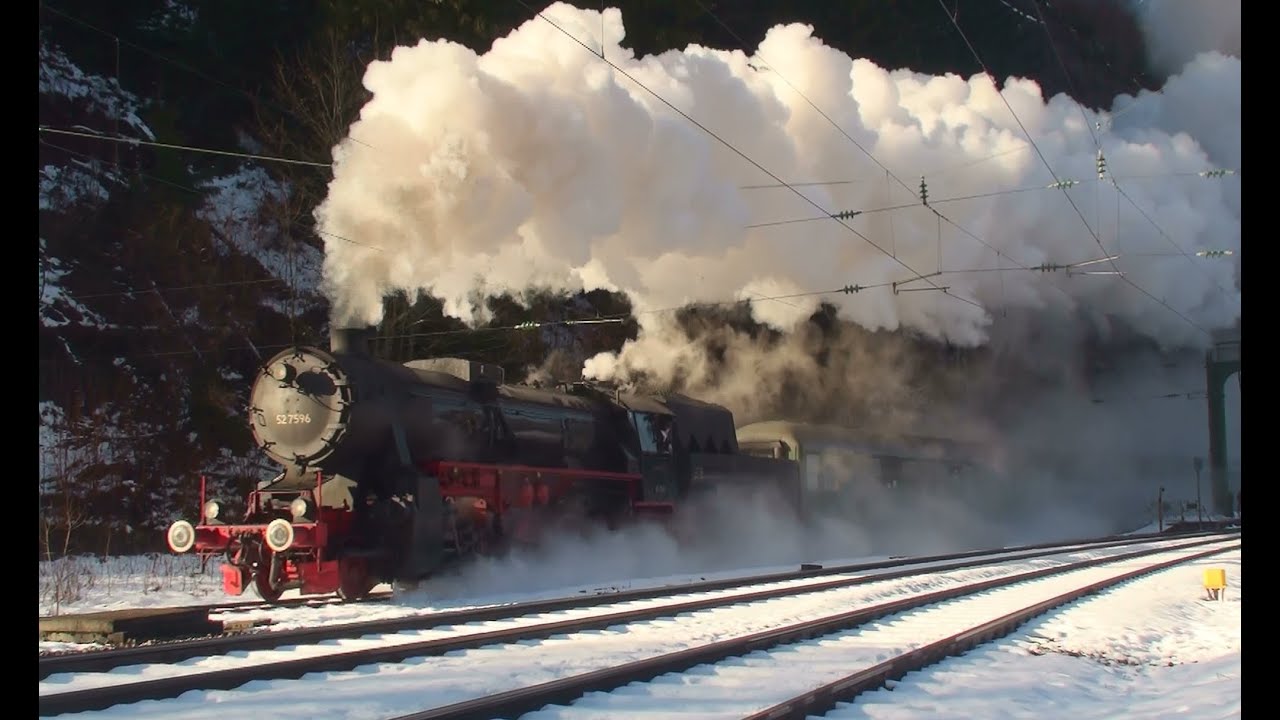 Dampfzug Dampflok Sonderfahrt Tunnelfahrten 2011 von Rottweil über Triberg nach Hausach