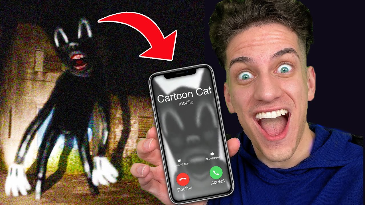 Testing Cursed Talking Cartoon Cat App!