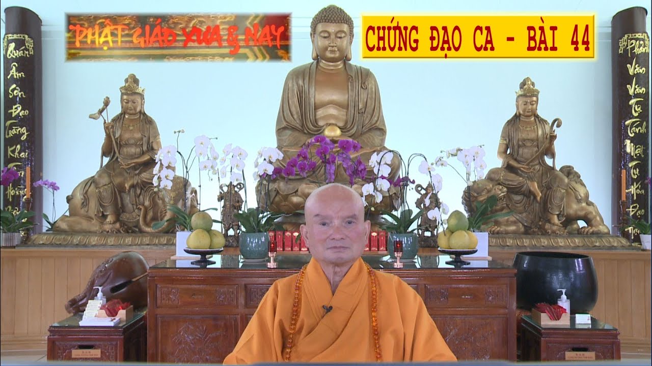 PHẬT GIÁO XƯA VÀ NAY - CHỨNG ĐẠO CA - BÀI 44_THẦY THÍCH PHƯỚC ÂN