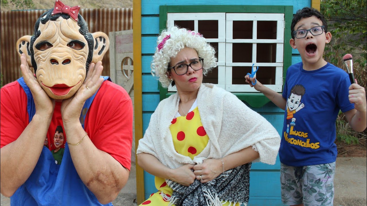 VOVÓ TEREZINHA VAI NO SALÃO DE BELEZA DO LUCAS
