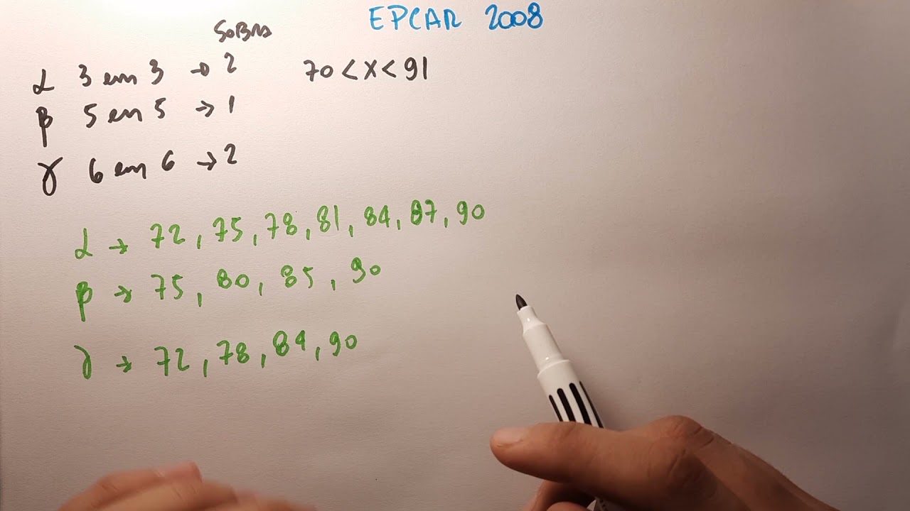 [RESOLUÇÃO] EPCAR 2008 - Em uma gincana, uma das provas consistia em determinar, no menor...