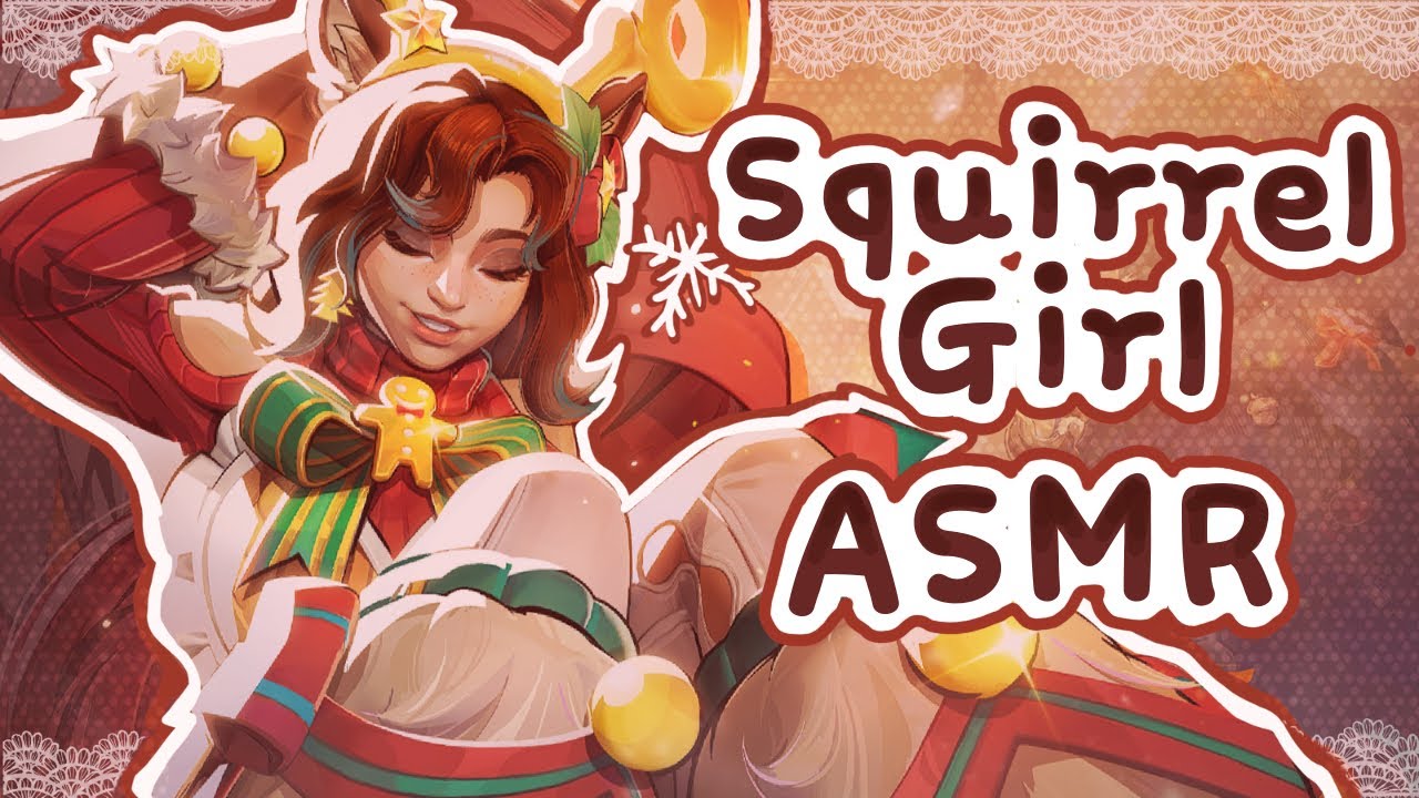 Squirrel Girl ASMR  🎄⋆˙⟡ Soft Whispers + Fireplace ambiance ⊹ ࣪ ˖ Marvel Rivals ASMR 🎄 ˙⟡