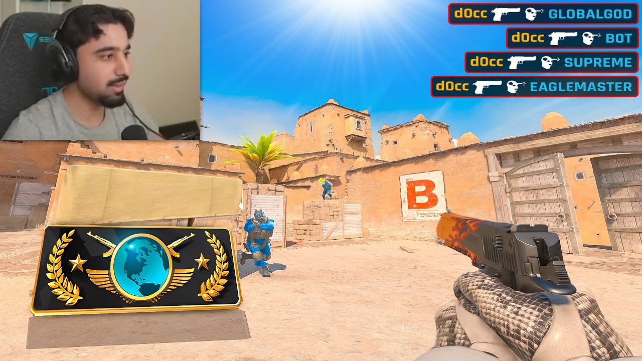 I GOT GLOBAL ELITE ON DUST 2...