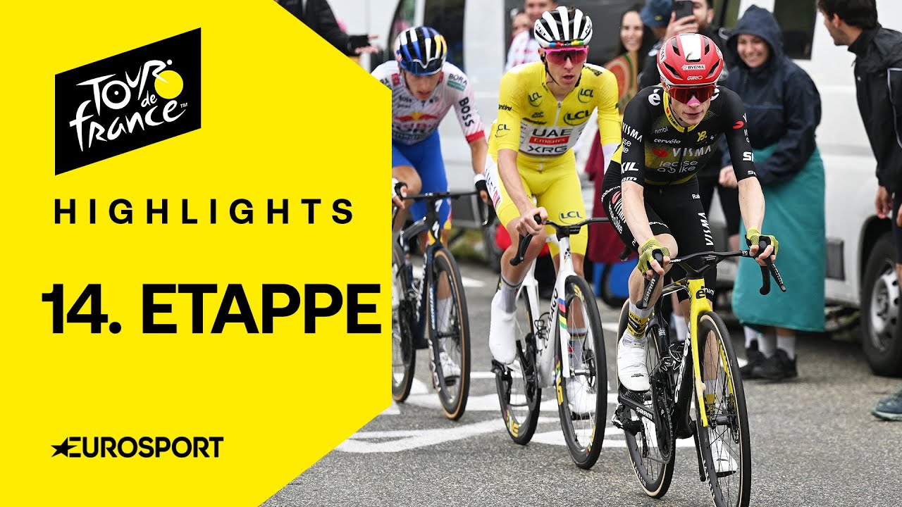 Tour de France 2025 | 14. Etappe | Highlights deutsch | Bergankunft | Radsport