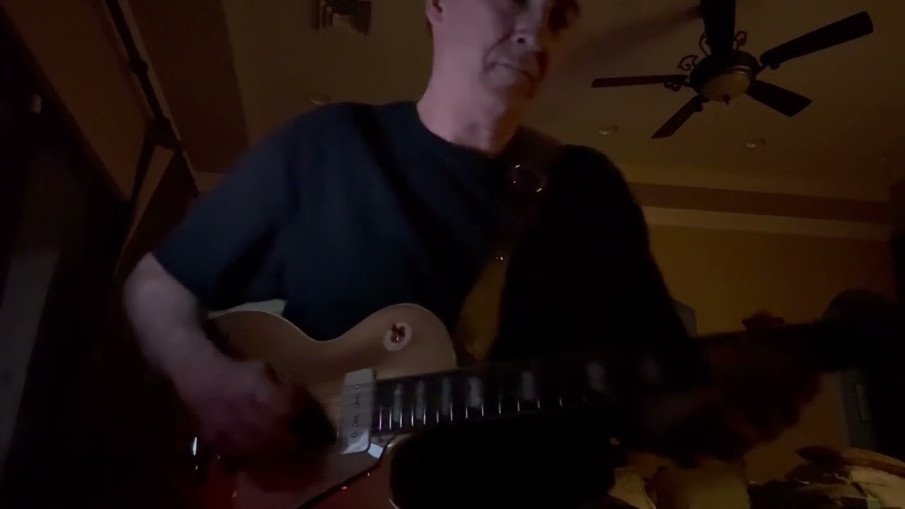 Some llate night blues with a Gibson Les Paul guitar with P90 pickups