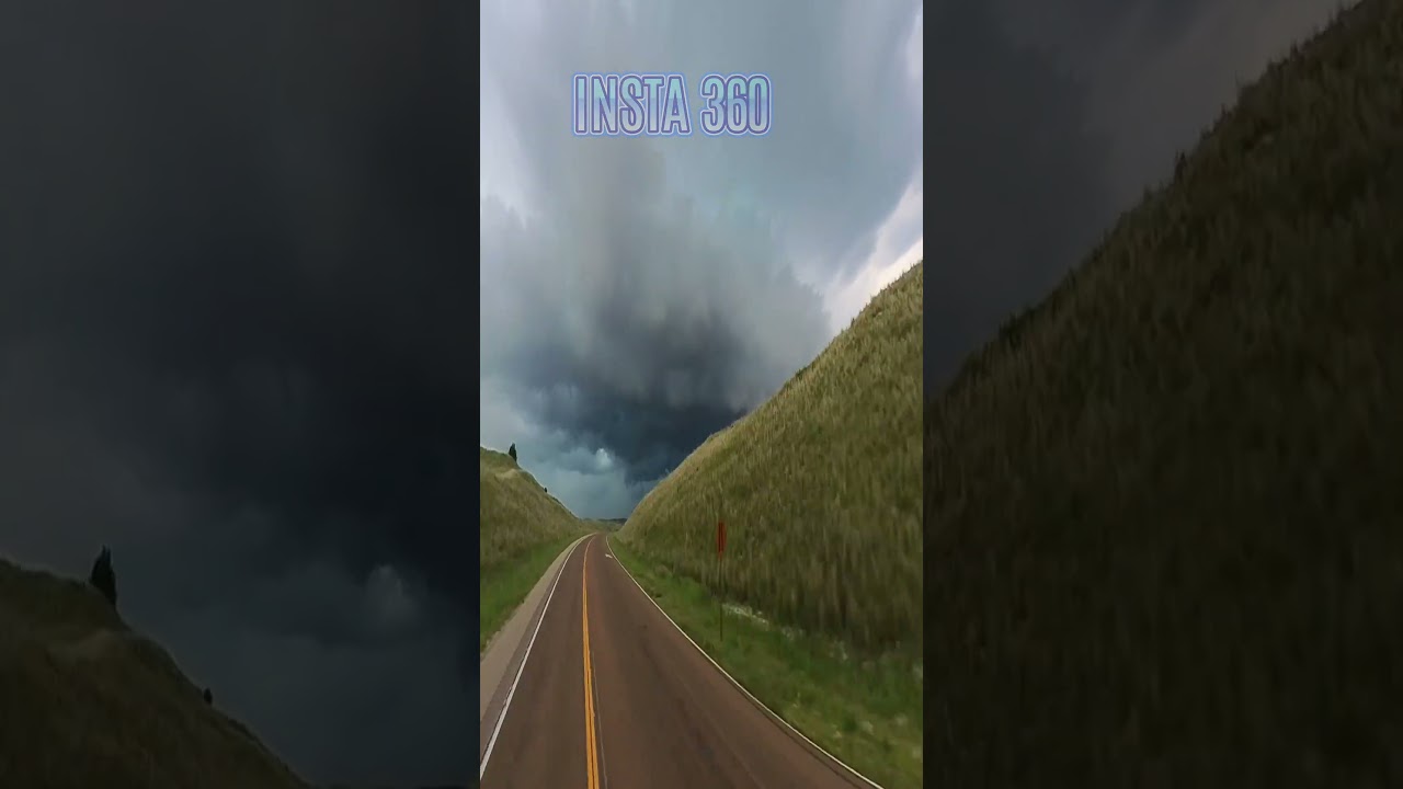 Storm Chasing: Nebraska Supercell #tornadoalley #severeweather #supercellthunderstorm