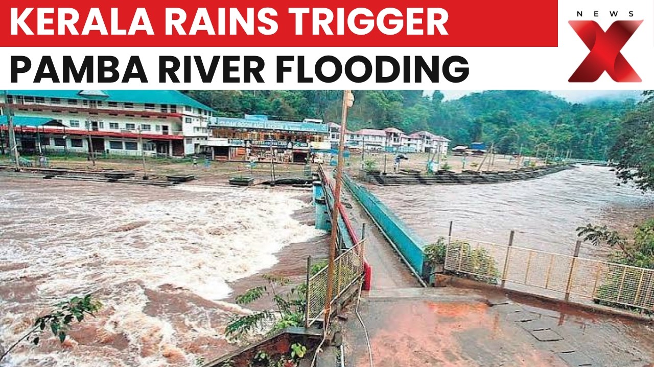 Kerala Monsoon: Pamba River Overflows, Floodwaters Inundate Ranni Amid Heavy Rainfall
