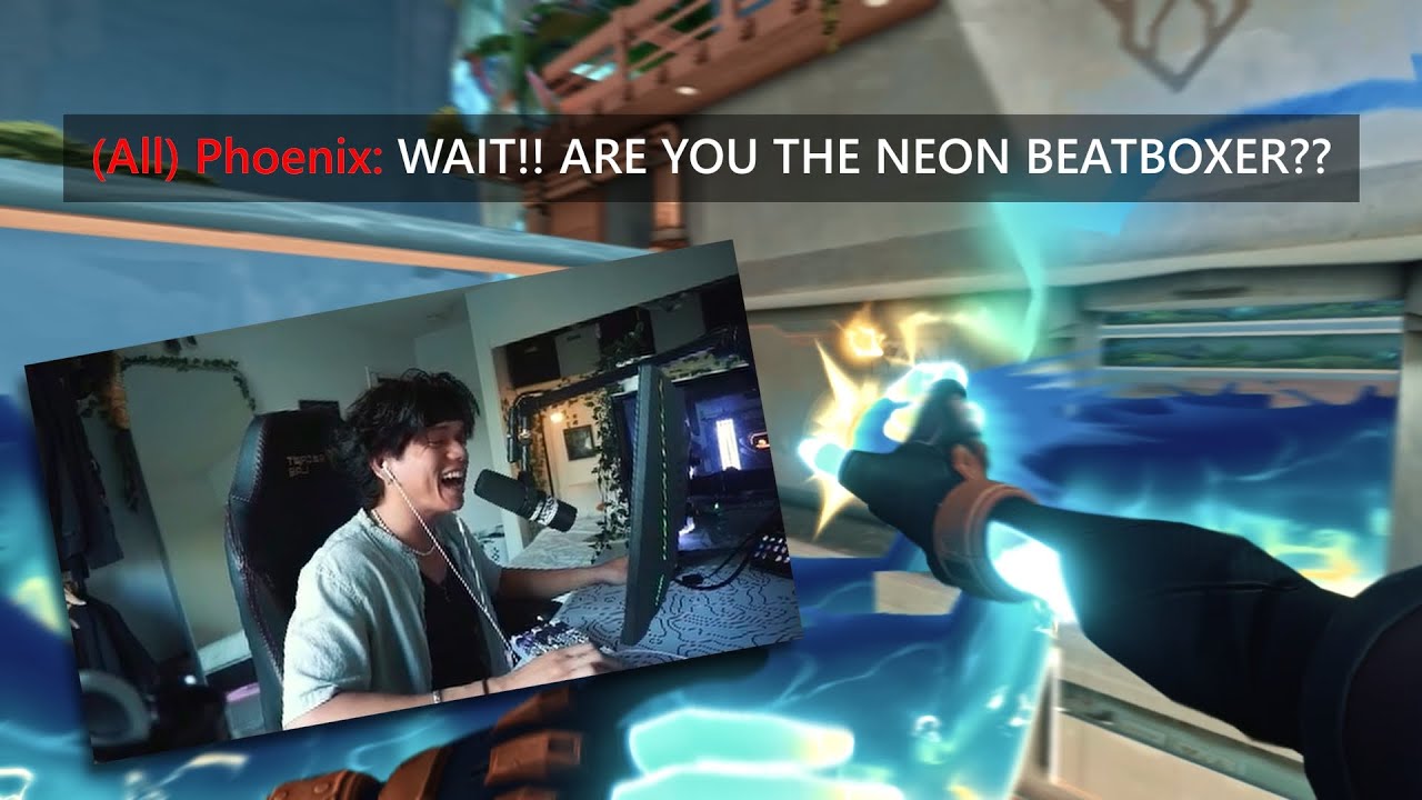 VALORANT players REACT to the BEATBOXING NEON